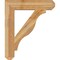 Ekena Millwork Funston Craftsman Rough Sawn Bracket, Western Red Cedar, 6"W x 32"D x 38"H BKT06X32X38FST04RWR - alternate 3
